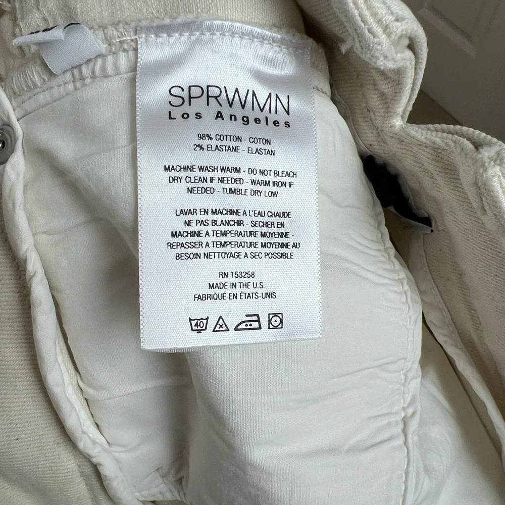 NWT SPRWMN x Revolve Micro Flare Denim Jeans - Picture 11 of 11